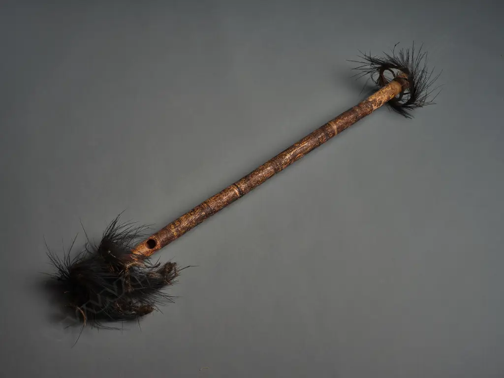 Papua New Guinea Sepik River PNG Ceremonial flute, Image 1++